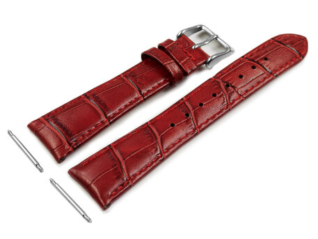 Genuine Casio Red Leather Watch Strap LTP-1334L-4AF...