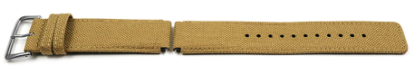 Genuine Casio G-Steel Beige Cloth Watch Strap for GST-B300E GST-B300 GST-B300SD