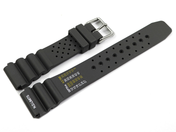 Watch strap - Silicone - Sport - Waterproof - grey 18mm...