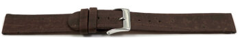Vegan Cork Dark brown Watch Strap 12mm 14mm 16mm 18mm 20mm 22mm