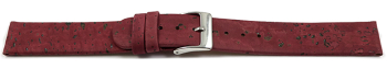 Vegan Cork bordeaux Watch Strap 12mm 14mm 16mm 18mm 20mm 22mm