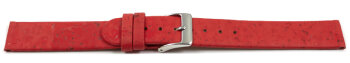 Vegan Cork red Watch Strap 12mm 14mm 16mm 18mm 20mm 22mm