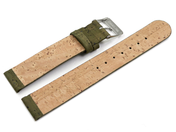 Vegan Cork Avocado Watch Strap 12mm 14mm 16mm 18mm 20mm 22mm