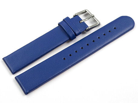 Vegan Apple Fibre Blue Watch Strap 22mm Steel
