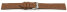 Vegan Pineapple Watch Strap Light Brown 18mm Steel