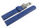 Vegan Apple Fibre Blue Watch Strap Foldover Clasp 12mm 14mm 16mm 18mm 20mm 22mm