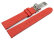 Red Vegan Pineapple Watch Strap Foldover Clasp 14mm 16mm 18mm 20mm 22mm
