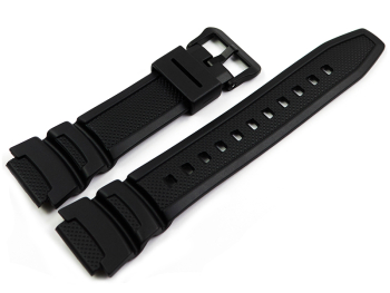 Genuine Casio Replacement Black Resin Watch Strap W-218H...