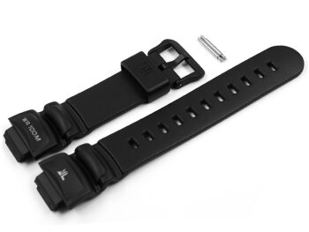 Genuine Casio Black Resin Watch Strap for TRT-100H, TRT-100H-1, TRT-100H-1AV