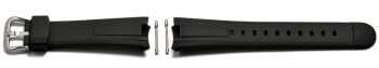 Watch strap Casio for EF-305-1AV, rubber, black