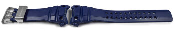 Genuine Casio Gulfmaster Replacement Blue Resin Watch Strap  GWN-1000H-2A GWN-1000H