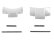 Genuine Lotus White Ceramic END LINKS for Watch Link Bracelets 15929 15930