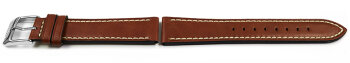 Lotus Brown Leather Watch Strap for 18630/1 suitable for 18671