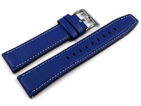 Genuine Lotus Replacement Blue Leather Watch Strap 50008 50008/2 50008/1