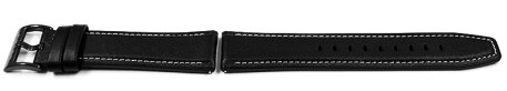 Genuine Lotus Replacement Black Leather Watch Strap 50008 50008/3 50008/2