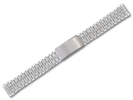 Stainless Steel watch band - polished and brushed - 12,14 mm