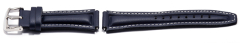 Watch strap Casio for EFA-113L-1A2V, Leather, blue