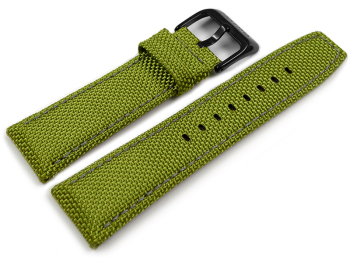 Genuine Festina Green Leather Cloth Watch Strap F16584