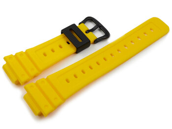 Genuine Casio Yellow Resin Watch Strap DW-5600REC-9 DW-5600REC
