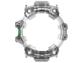 Casio G-Squad Replacement Transparent Grey Resin Bezel...