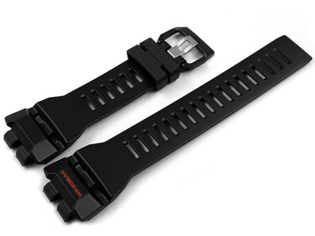 Casio G-Squad Replacement Black Resin Watch Strap GBD-100SM-4A1 with red lettering