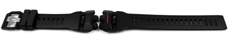 Casio G-Squad Replacement Black Resin Watch Strap GBD-100SM-4A1 with red lettering