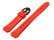 Watch strap Casio for LW-200, rubber, red
