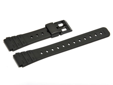 Watch strap Casio f. W-59-1VD, F-91W-1,rubber,black