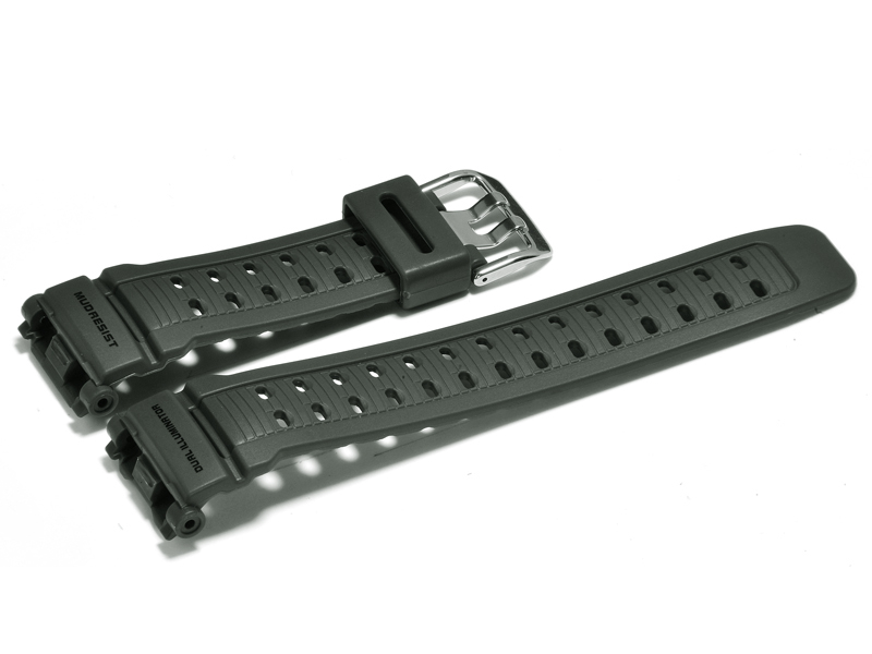 Replacement Watch strap Casio G-9000-3, rubber, dark green