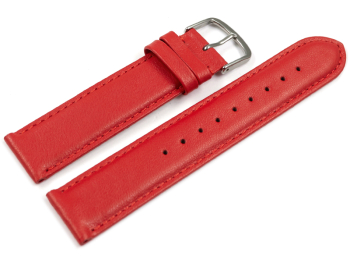 Watch Strap Genuine Italy Leather Soft Padded Red 8-28 mm