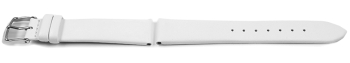 Lotus White Leather Watch Strap steel tone buckle Ref.18674/1 suitable for 18224 18253