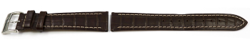 Festina Dark Brown Leather Watch Strap F16508 suitable for F7120