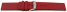 Watch strap Silicone smooth red 18mm 20mm 22mm