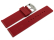 Watch strap Silicone smooth red 18mm 20mm 22mm