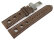 Watch strap Folding Clasp Genuine leather Race dark brown 18mm 20mm 22mm
