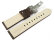 Dark Brown Leather Watch Strap Folding Clasp Miami without padding 20mm 22mm 24mm