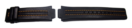 Festina No. 9 Replacement Strap for F16224 - Black - Orange stitching