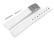 Watch strap Casio for SHN-2013L, SHN-3013L, Leather, white