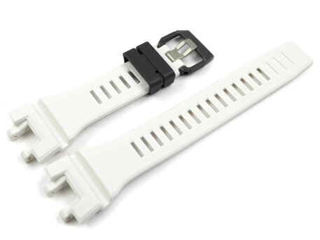 Casio G-Squad Replacement White Resin Watch Strap...
