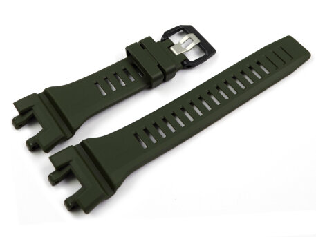 Casio G-Squad Replacement Dark Green Resin Watch Strap...