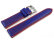Genuine Festina Replacement Blue Leather Watch Strap F20458/2 F20458 with red stitchings