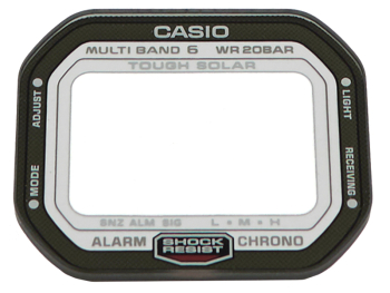 Casio Printed Glas for GW-5000-1 GW-5000 GW-5000U 5000U-1