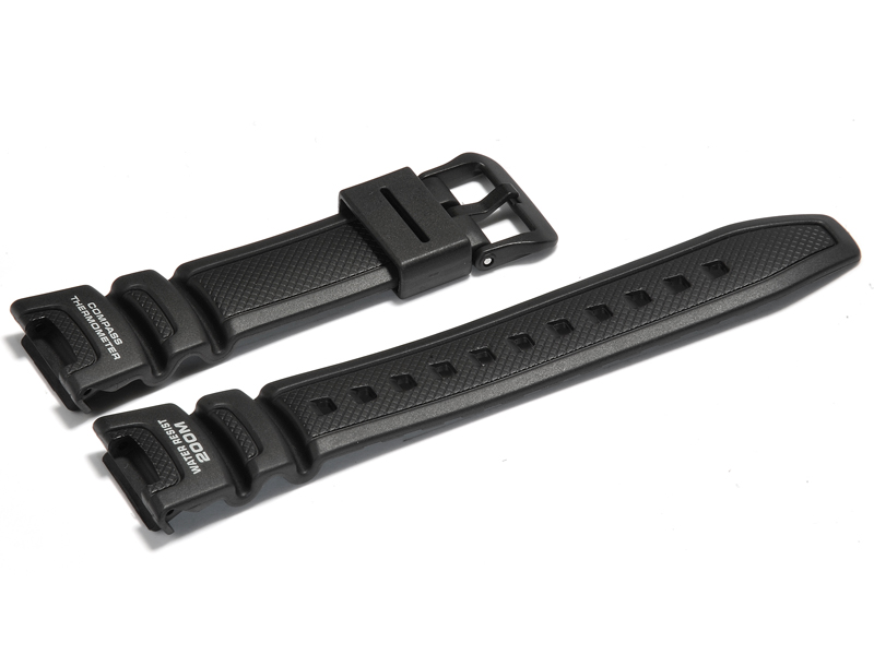 casio chronograph black rubber strap