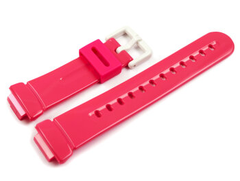 Casio Pink Resin Watch Strap for BG-169R-4B