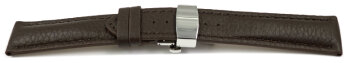Watch strap Butterfly buckle strong padded Deer Leather...