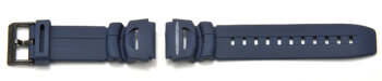 Watch strap Casio for WS-300-2, rubber, dark-blue