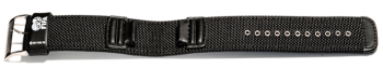 Watch strap Casio f. G-300BWC-1AV,G-300L,Textile/Leather,black