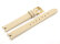 Genuine Lotus Cream Colored Leather Watch Band for 18459/1 18459