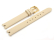 Genuine Lotus Cream Colored Leather Watch Band for 18459/1 18459