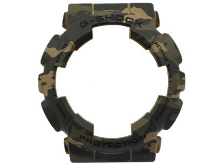 Casio Replacement Green Camouflage Resin Bezel GA-100CM-5...